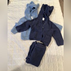 Gap Baby Brannan Bear Sweater Set 3 piece Bundle